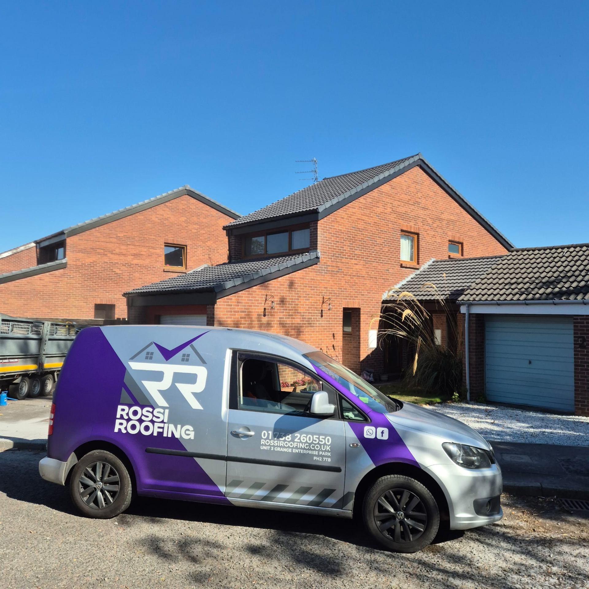 Recent Rossi Roofing project 70 — slate, tile, flat roof, lead and chimney work across Tayside and Fife