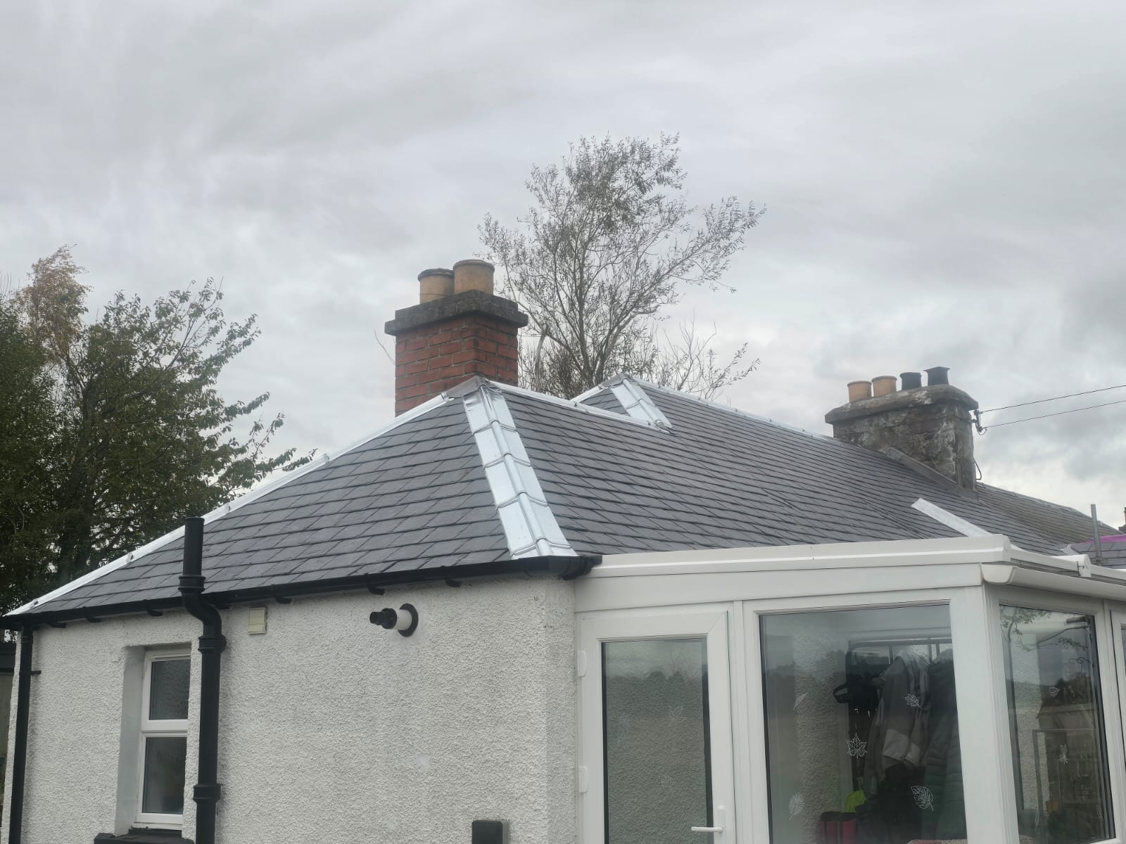 Recent Rossi Roofing project 68 — slate, tile, flat roof, lead and chimney work across Tayside and Fife