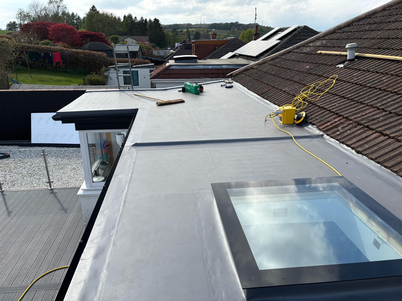 Recent Rossi Roofing project 58 — slate, tile, flat roof, lead and chimney work across Tayside and Fife