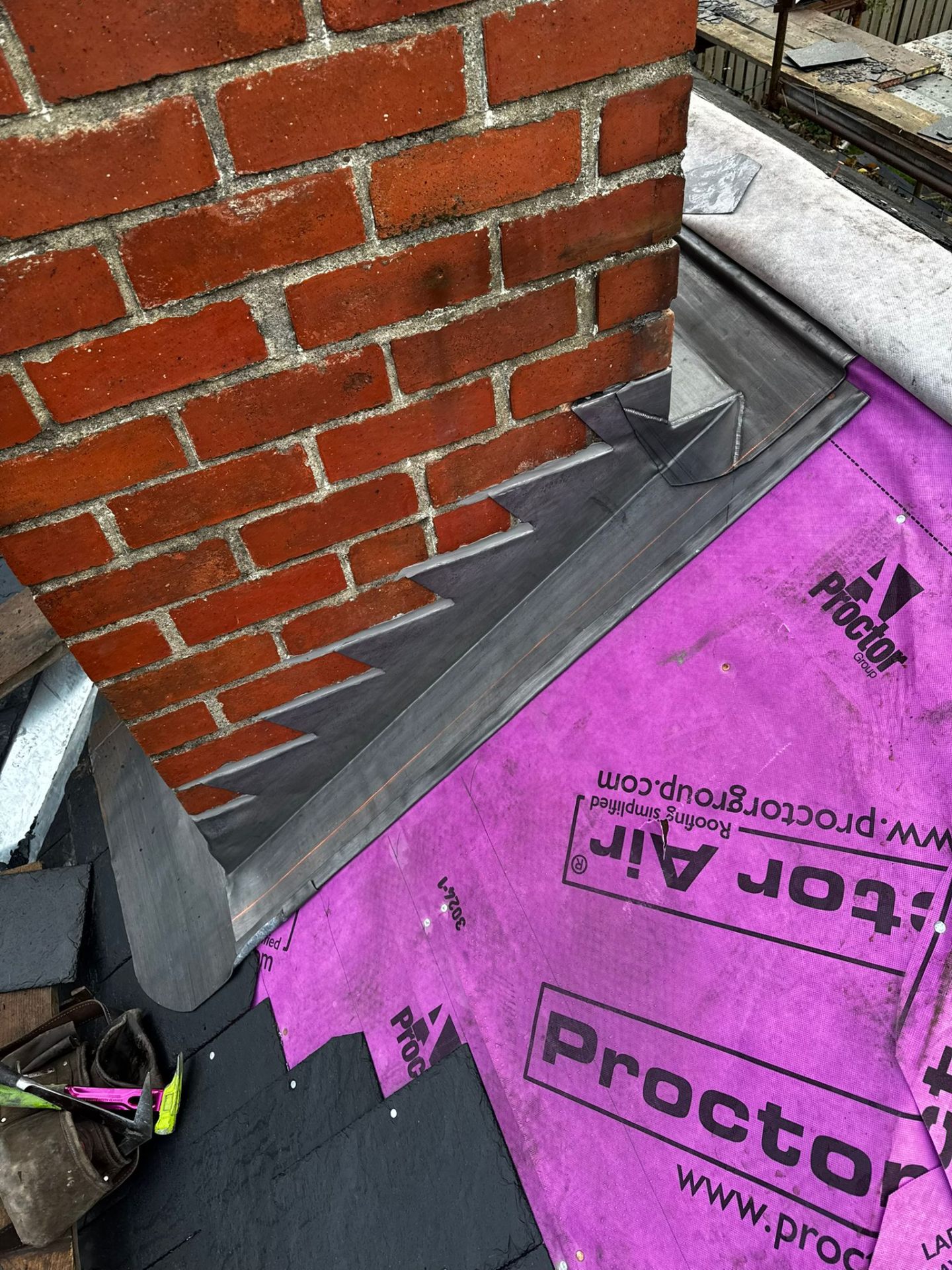 Recent Rossi Roofing project 62 — slate, tile, flat roof, lead and chimney work across Tayside and Fife